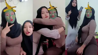 Duo Hijab Toge Liveshow Barbar Video by Tube8